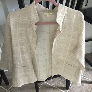 Eileen Fisher PL linen Jacket good condition